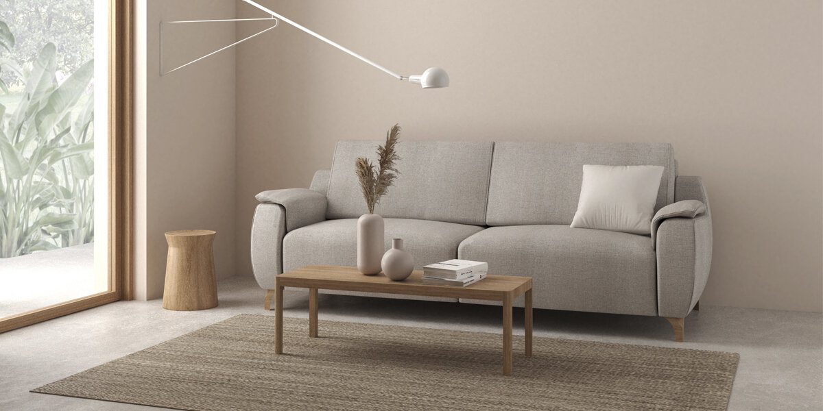 sofa aire nordico y contemporaneo